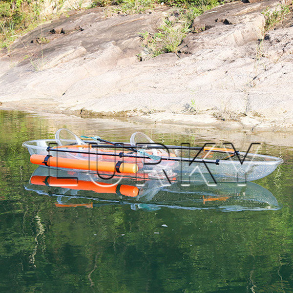 Light Ocean Polycarbonate Canoe , 3300 * 850 * 320mm Flat Bottom Jet Boat