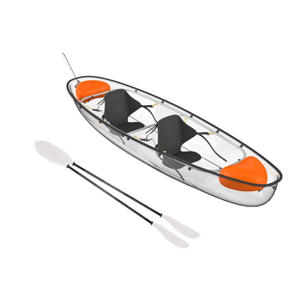 Polycarbonate Clear Plastic Kayak Durable For Double People CE
