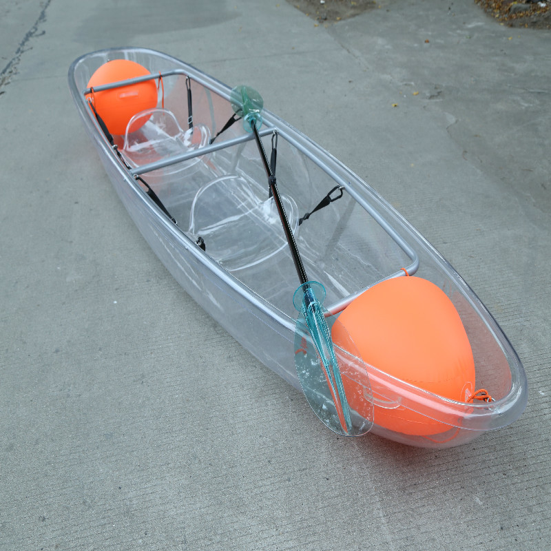 Customized Clear Polycarbonate Boat For Fishing / Crystal Pc Canoe
