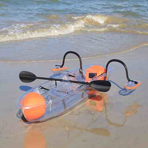 Heavy Duty Polycarbonate Boat With Canopy PVC Hull Material OEM / ODM