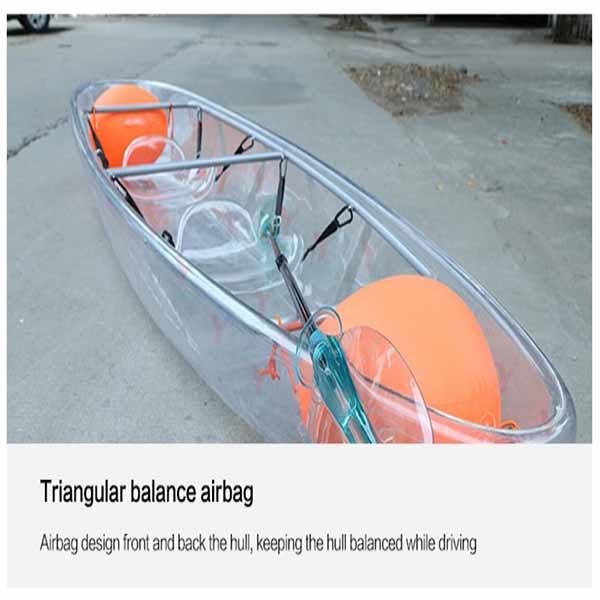 Customized Clear Polycarbonate Boat For Fishing / Crystal Pc Canoe
