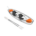 Polycarbonate Clear Plastic Kayak Durable For Double People CE Certification