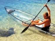 Plastic 2 Persons Clear Bottom Kayak Rowing Boat For Sturdy Easy To Use