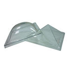 Building Plastic Roof Bubble Skylight , Coated Polycarbonate Skylight Roofing