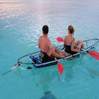 6mm Hull 4mm Seat Glass Water Boat , 2 Air Bags Sit On Top Fishing Kayak