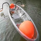 PC Sheet Water Sports Boat , Durable Double Fishing Kayak With Foot Pedals