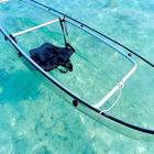 Heavy Duty Polycarbonate Boat With Canopy PVC Hull Material OEM / ODM Service