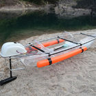 Sightseeing Double Vision Kayak , Sit On Canoe For Tourist Attractions Lakes