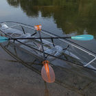 Lightweight Lake Transparent Canoe With Balanced Outrigger SGS Certification