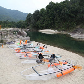 6mm Pc Transparent Canoe Durable With UV Protective Layer Two Persons Capacity