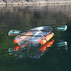 Durable Fishing Double Seat Kayak , 100 % New Polycarbonate Small Ocean Boat