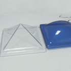 Heat Formed Roof Pyramid Skylights , 6 Foot Plastic Dome For Roof Daylighting