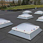 Clear Commercial Dome Skylights , 100 % Virgin Polycarbonate Skylight Dome Cover