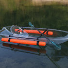 Recreational See Through Bottom Kayak , Lightweight Clear Fresh Water Boats