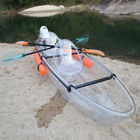Seamless Crystal Clear Bottom Kayak 3 Paddlers Polymer Explosion Proof Material