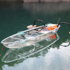 Waterproof Surfing Clear Plastic Kayak UV Coating 3 Person Pedal Canoe
