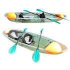 4 Paddlers Clear Plastic Kayak Full Polycarbonate Hull Material 3.1 - 4m Length
