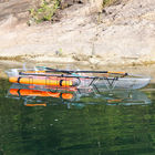 4 Paddlers Clear Plastic Kayak Full Polycarbonate Hull Material 3.1 - 4m Length