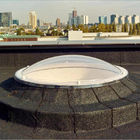 Commercial Dome Skylight Roofing High Light Transmission Solid Sheet Formed