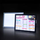 Silicone Edge Light Box Graphics , 10ft Floor Stand Frameless Trade Show Light Box