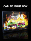 Aluminum Frame Textile Backlit Fabric Lightbox , Custom Tension Fabric Light Box