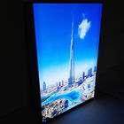 A4 Wall Mounted / Table LED Light Box Display Stand Crystal Photo Frame