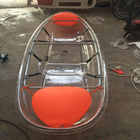 UV Resistant Double Sit On Top Kayak , 200kg Weight Capacity See Through Canoe