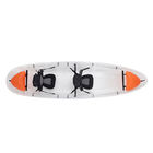 Double Polycarbonate Plastic Crystal Clear Canoe Kayak For Two Person