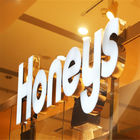 High Bright Large 3D LED Sign Letters PVC , Aluminum Material Durable