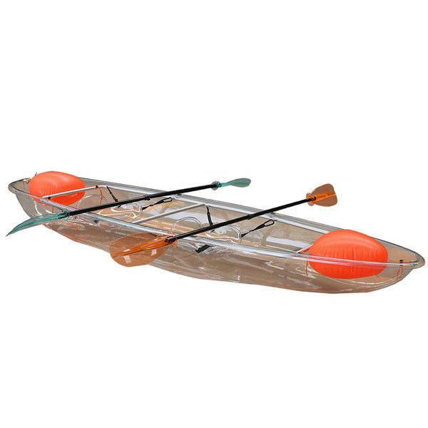 Hard 3.39CM 2 Person Clear Bottom Kayak Premium Performance Stable OEM Accepted