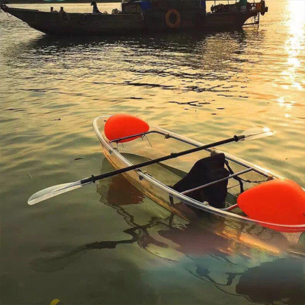 Uv Resistant Double Sit On Top Kayak , Outrigger Sailing Canoe For Rowing