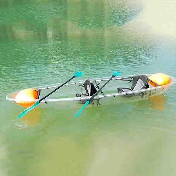 Clear Polycarbonate Kayak With 2 Air Bags / CNC Cutting Side B001 Model