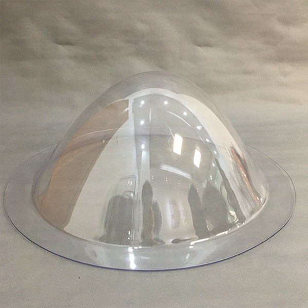 Transparent Round Plastic Dome Skylight Lightweight Bayer / Sabic Raw Material