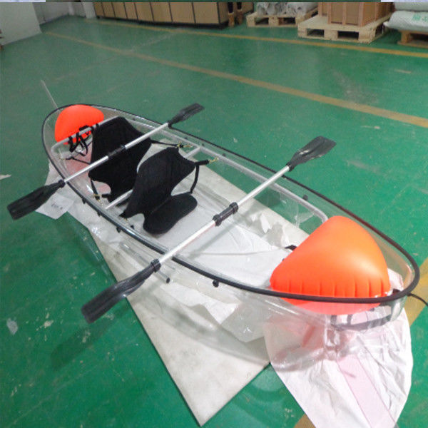 3330mm Long Sea Ocean Kayak , Large Loading Capacity Glass Bottom Boat