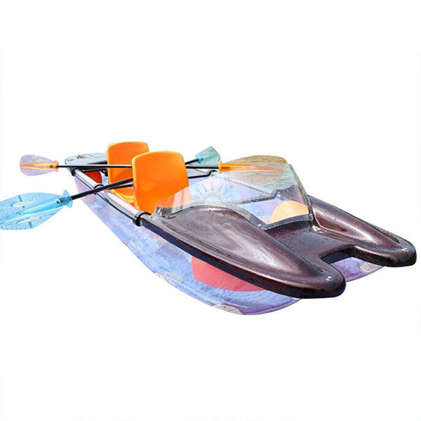 Sea Fishing See Through Kayak 2 Person Drop Stitch Accessory Tandem Portable