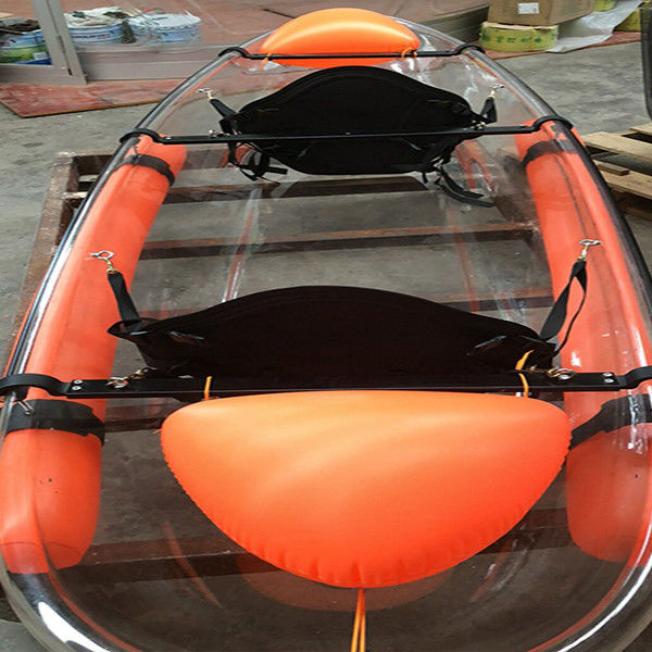 Relaxing See Through Kayak Customized Size Lightweight 1 Years Warranty