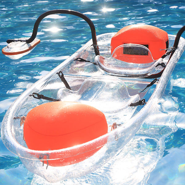 Tourism / Vacation See Through Kayak Bottom Paddle Board With Outriggers