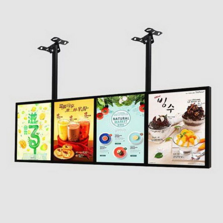 Free Standing Advertising Backlit LED Light Box With Built - In High Power Strips And Driver