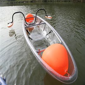 Glass Bottom Polycarbonate Boat Large Capacity For Outdoor Entertainment